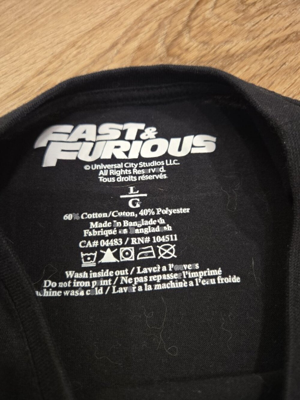 Fast And Furious Movie Crew Neck Short Sleeve T-Shirt - Picture 2 of 4